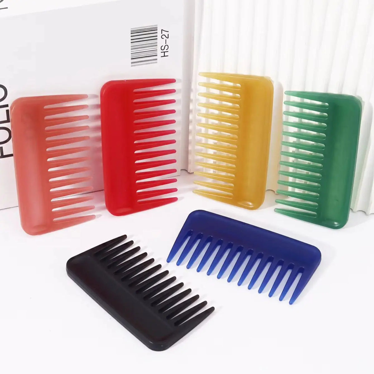 Wide Toothed Comb Anti Static Anti Tangle Plastic Hair Comb 1 Piece
