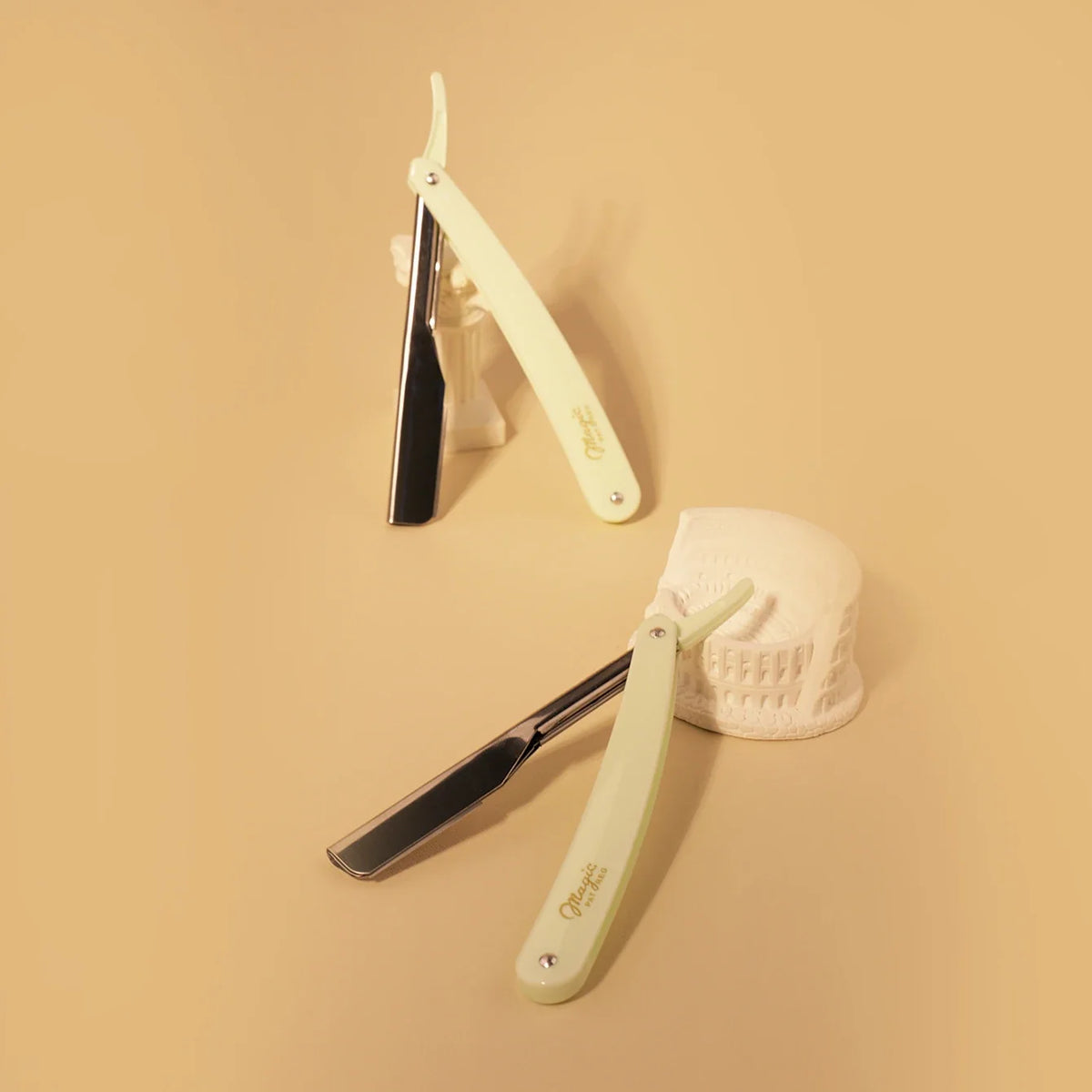 1 or 2 Piece Straight Edge Manual Shaver for Real Hair Wigs