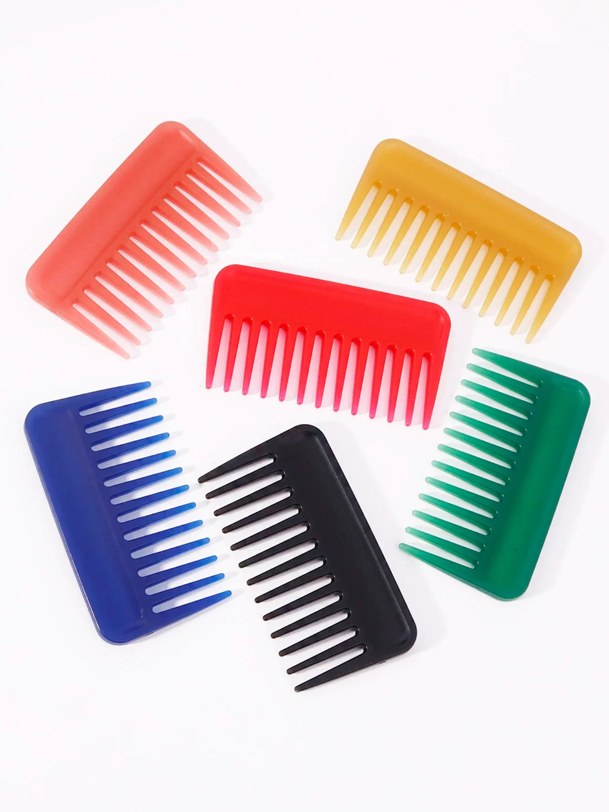 Wide Toothed Comb Anti Static Anti Tangle Plastic Hair Comb 1 Piece