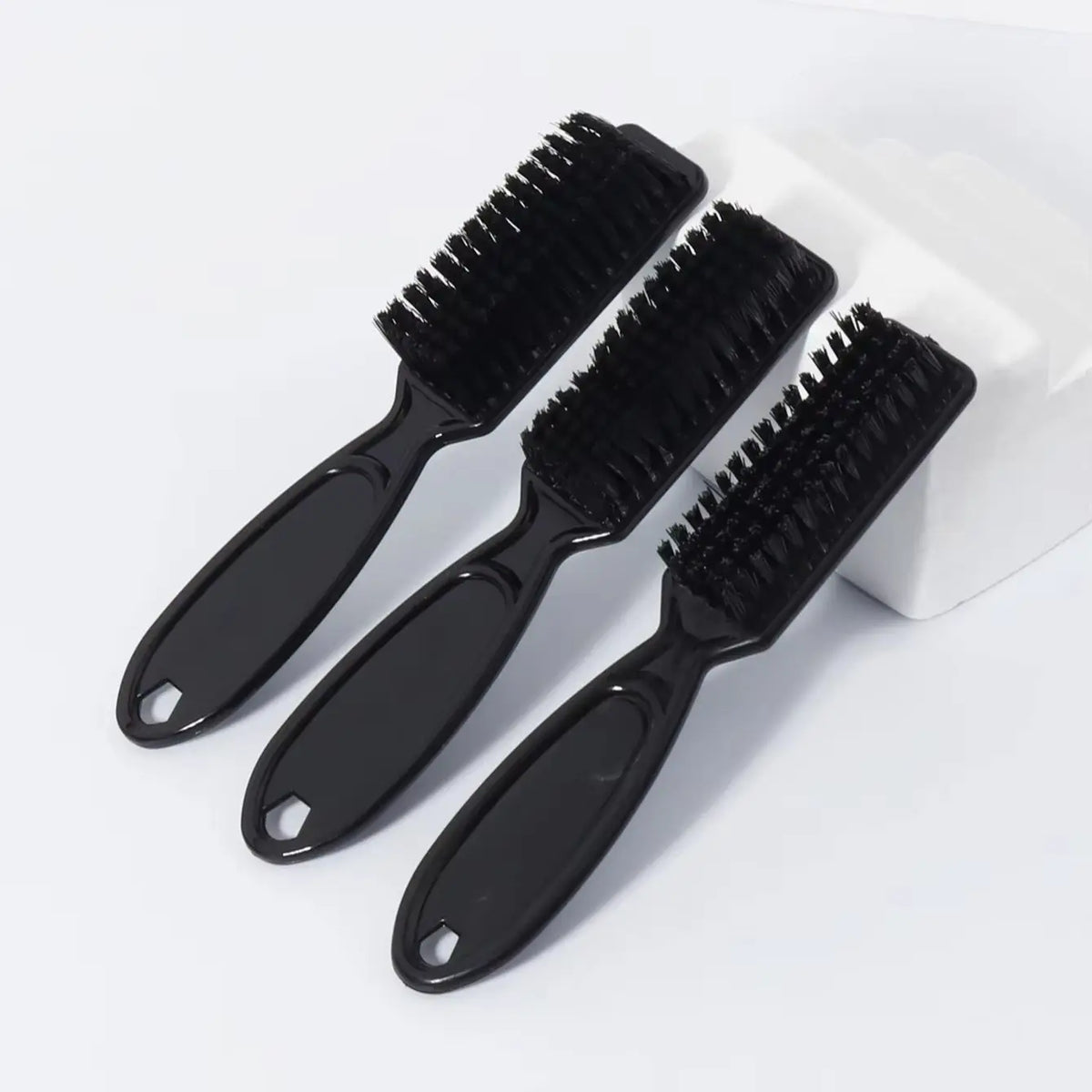 1 2 3pcs Beard Brush Hair Clipper Cleaning Brush Plastic Hair Styling Tool