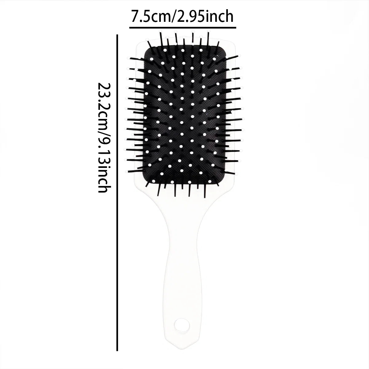 Anti-Static Nylon Hair Brush With ABS Plastic Handle 1 Piece