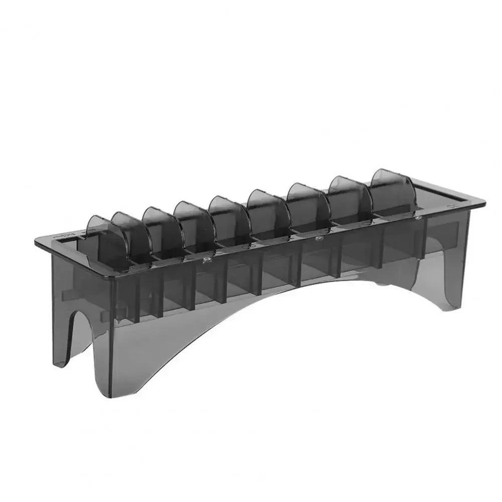 10 Grid Transparent Plastic Hair Clipper Comb Storage Box