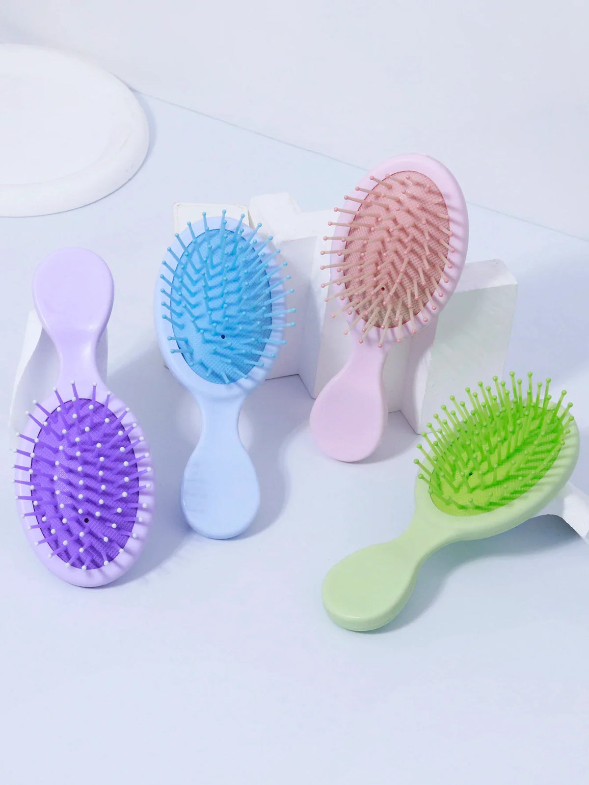 Mini Compact Air Cushion Comb With Anti Slip Handle For Wigs