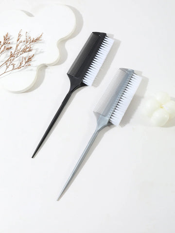Hair Dye and Styling Brush Soft Bristles 1 or 2 Piece PC Loop Brush