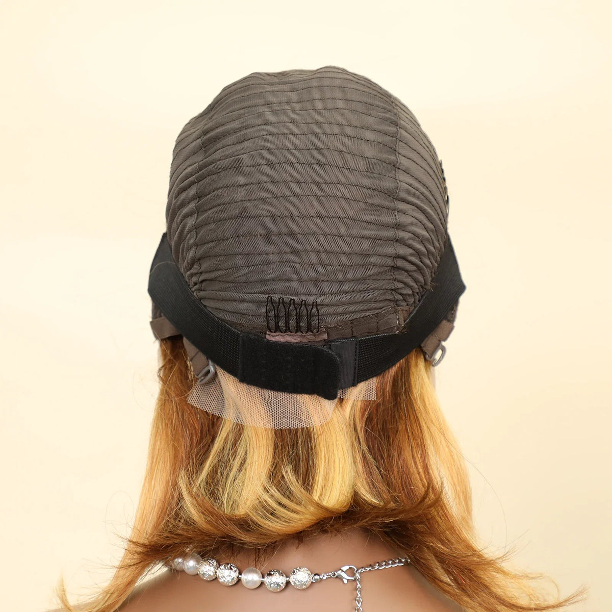 Straight Ombre Bob Wig 13x4 Transparent Lace 200% Density Brazilian Human Hair 4/27 Honey Brown