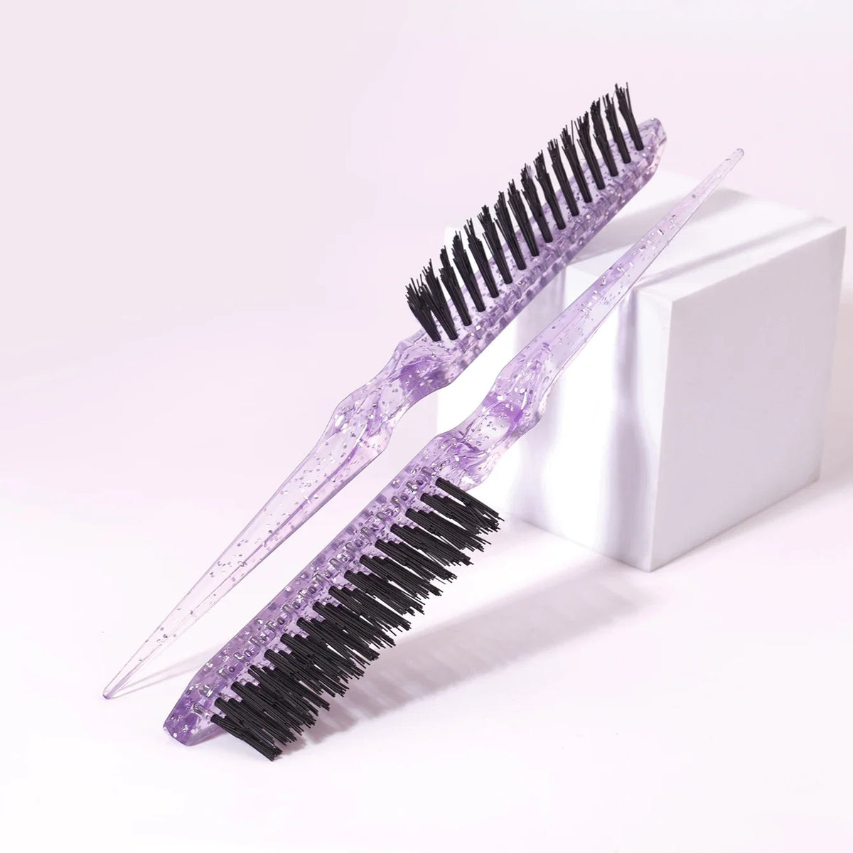 1 2 3 Pcs Resin Tear Hair Brush Mouse Tail Comb Edge Brush for Wigs