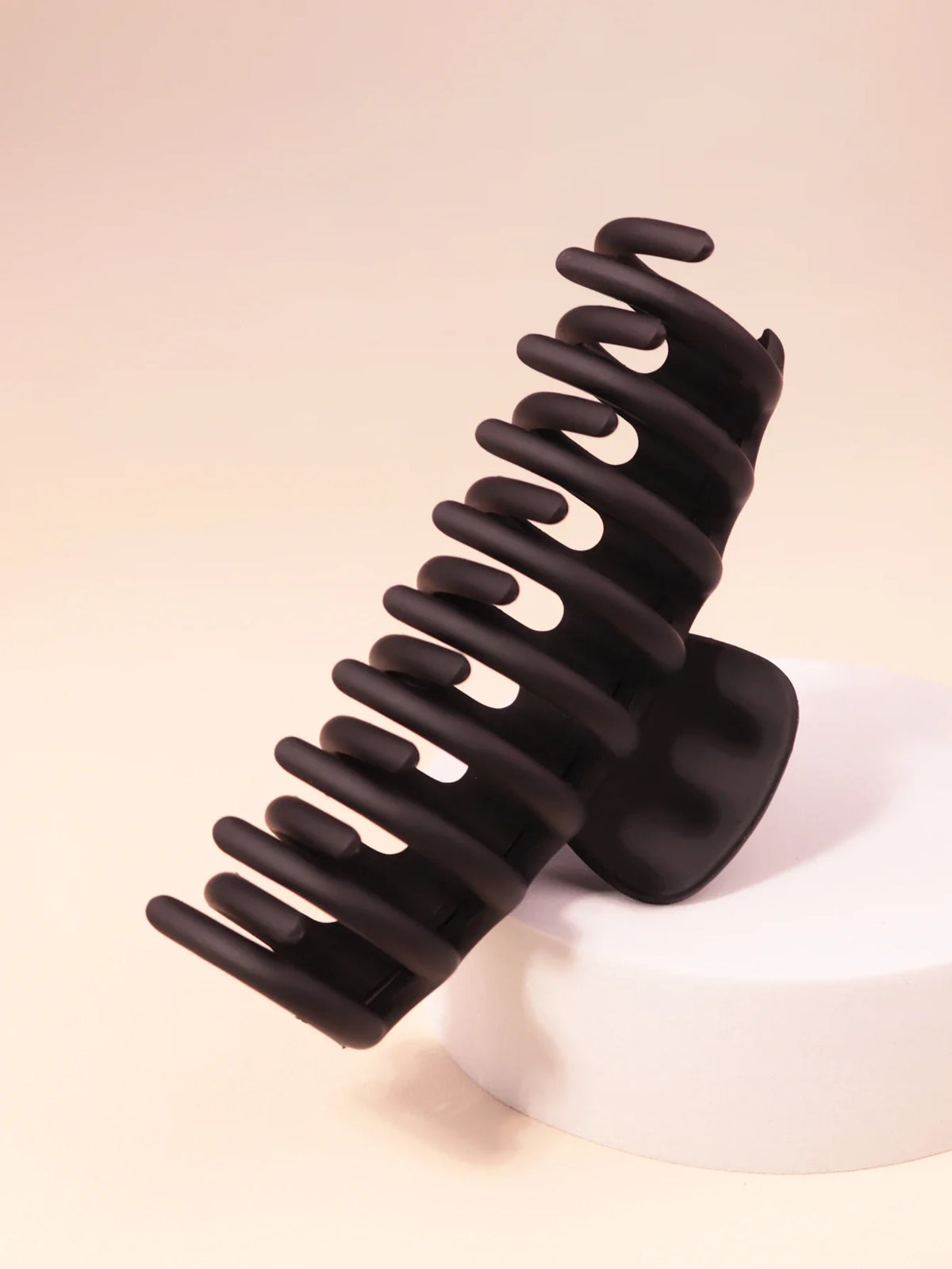 1 or 2 Piece Transparent Frosted Hair Clip for Long Thick Hair