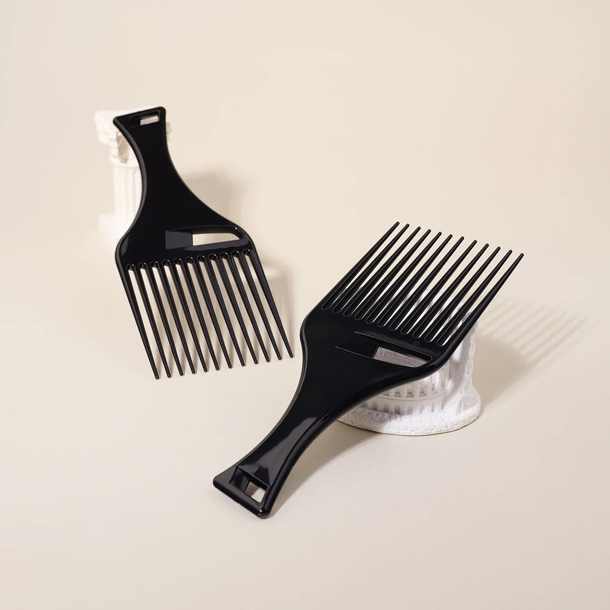 1 or 2 Piece Smooth Insert Comb for Hair Styling and Texture PP Material