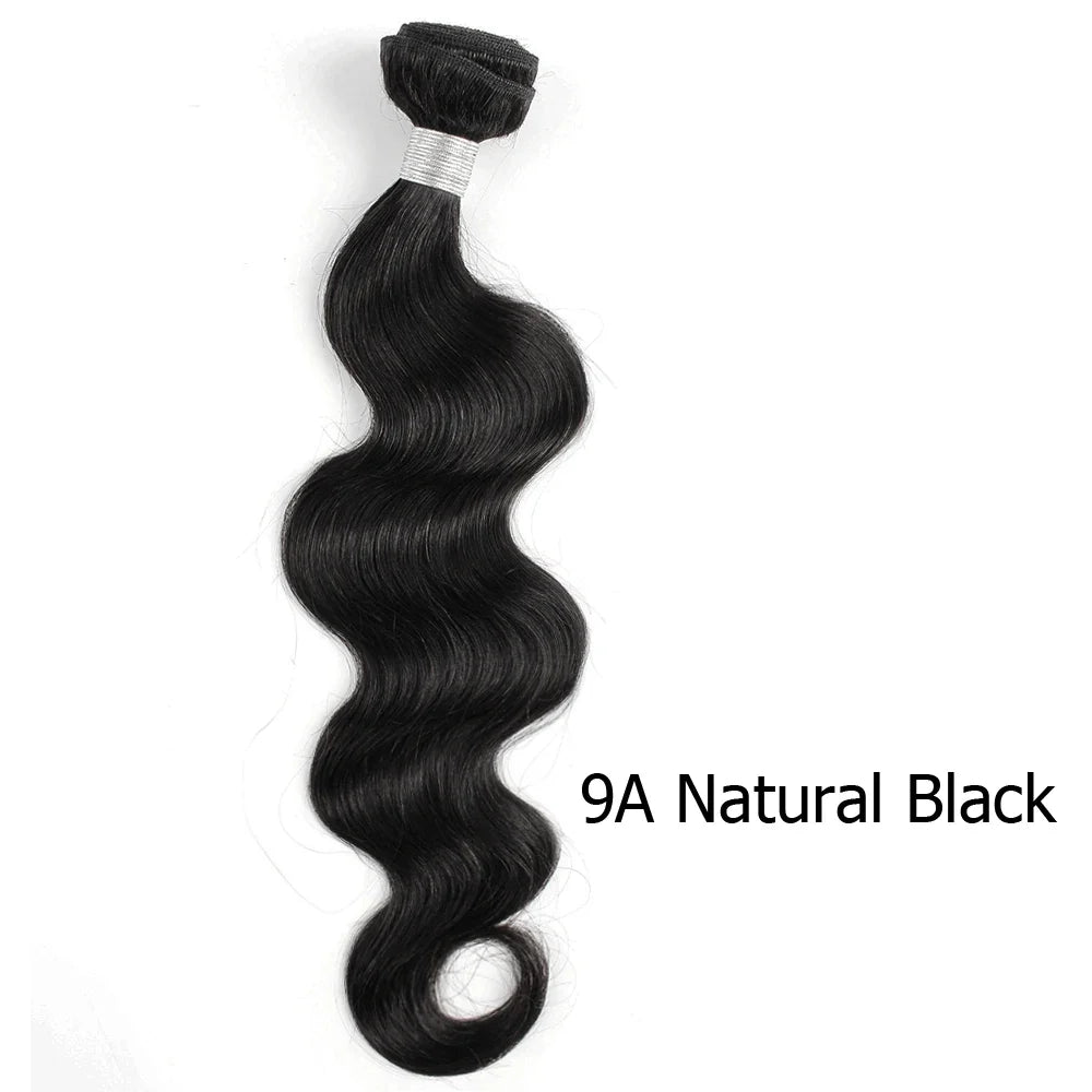 1 Bundle 100% Remy Indian Human Hair Body Wave Weave Ombre Blonde #613 Extensions 10-26 Inch Bobbi Collection