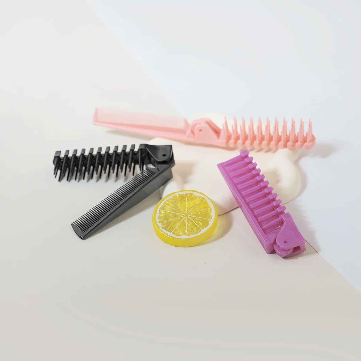 Anti-Static Folding Hair Comb Set 1 2 3 5 Pcs PP Material