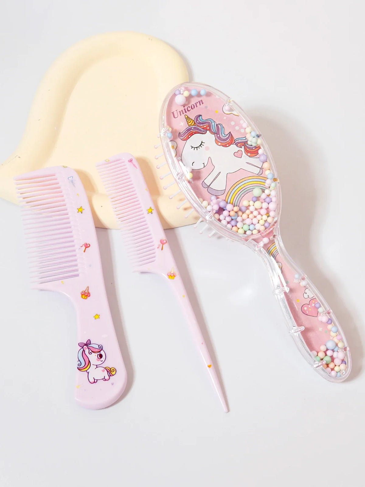 3 Piece PC Comb Set Wet and Dry Dual Use Hair Styling Tool
