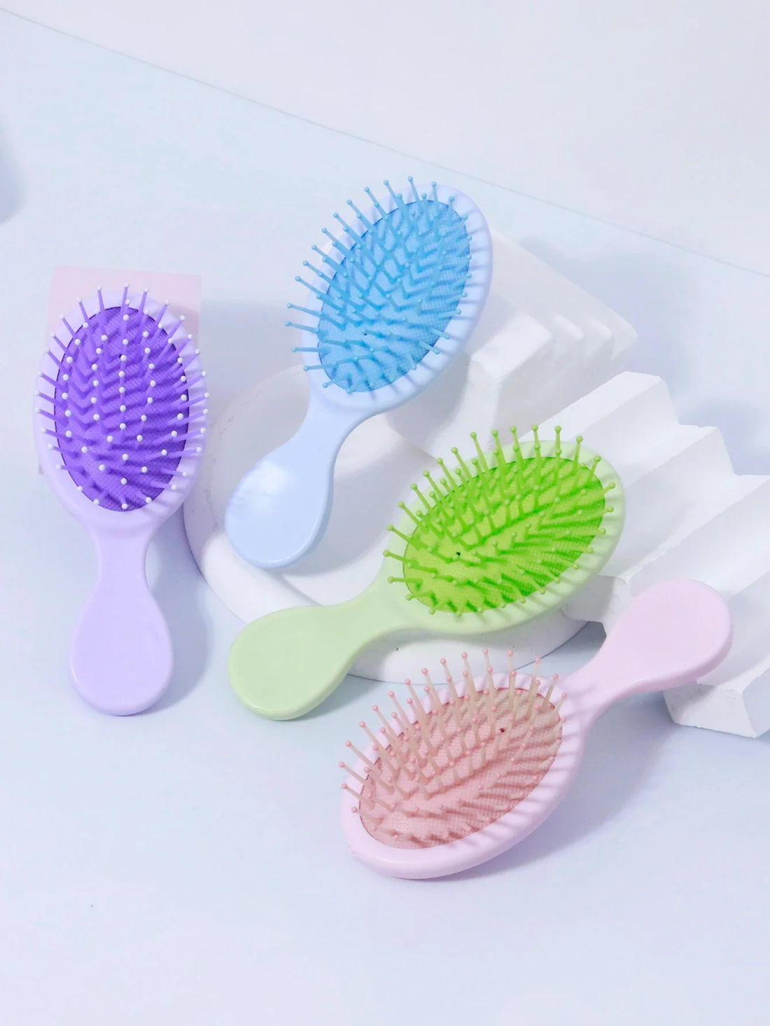 Mini Compact Air Cushion Comb With Anti Slip Handle For Wigs