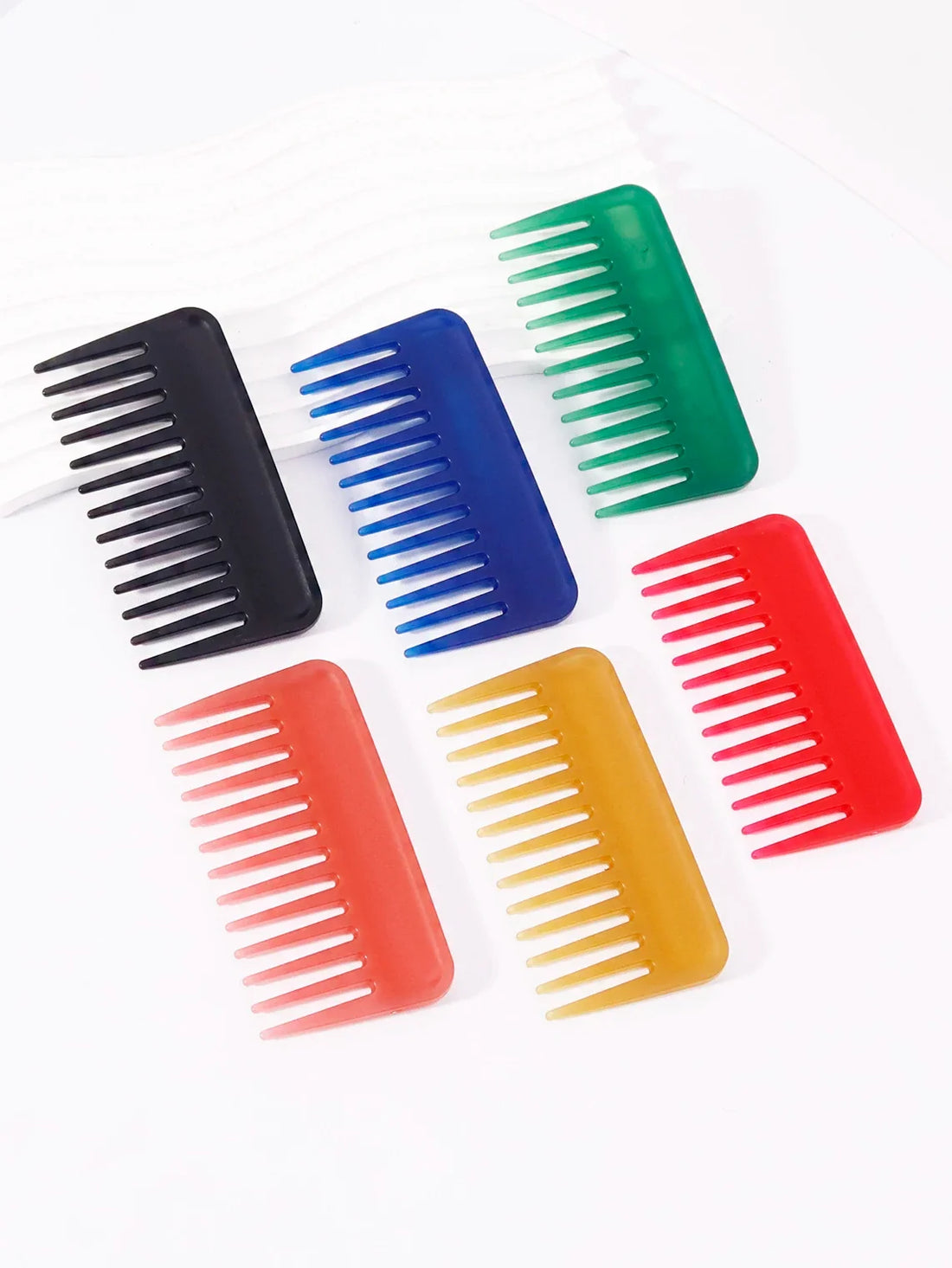Wide Toothed Comb Anti Static Anti Tangle Plastic Hair Comb 1 Piece