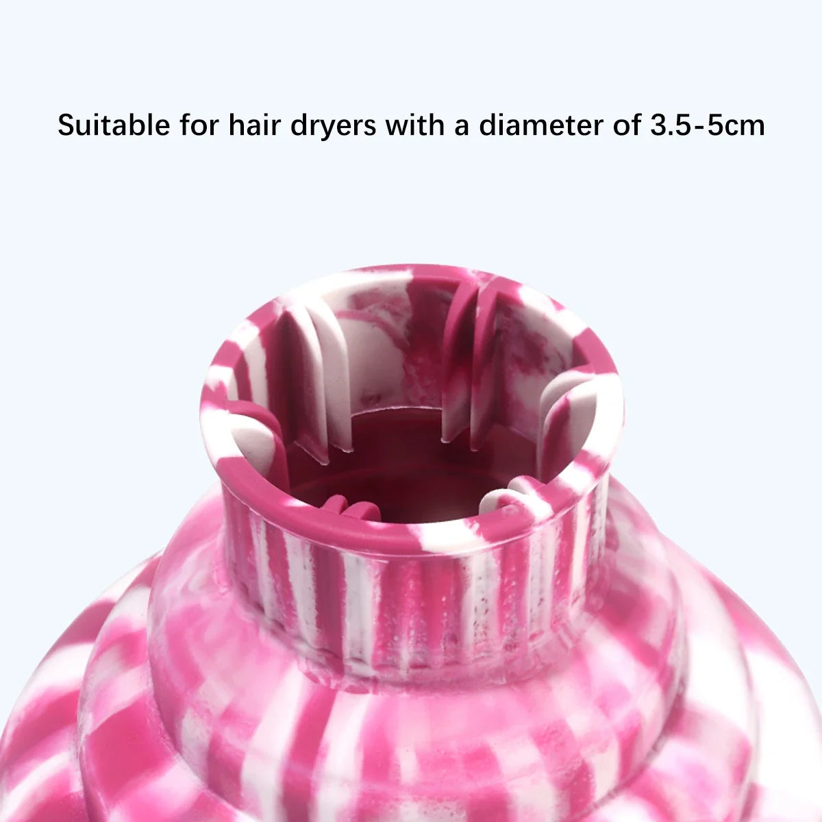 1 Piece Heat Resistant Silicone Hair Dryer Diffuser Cover Foldable