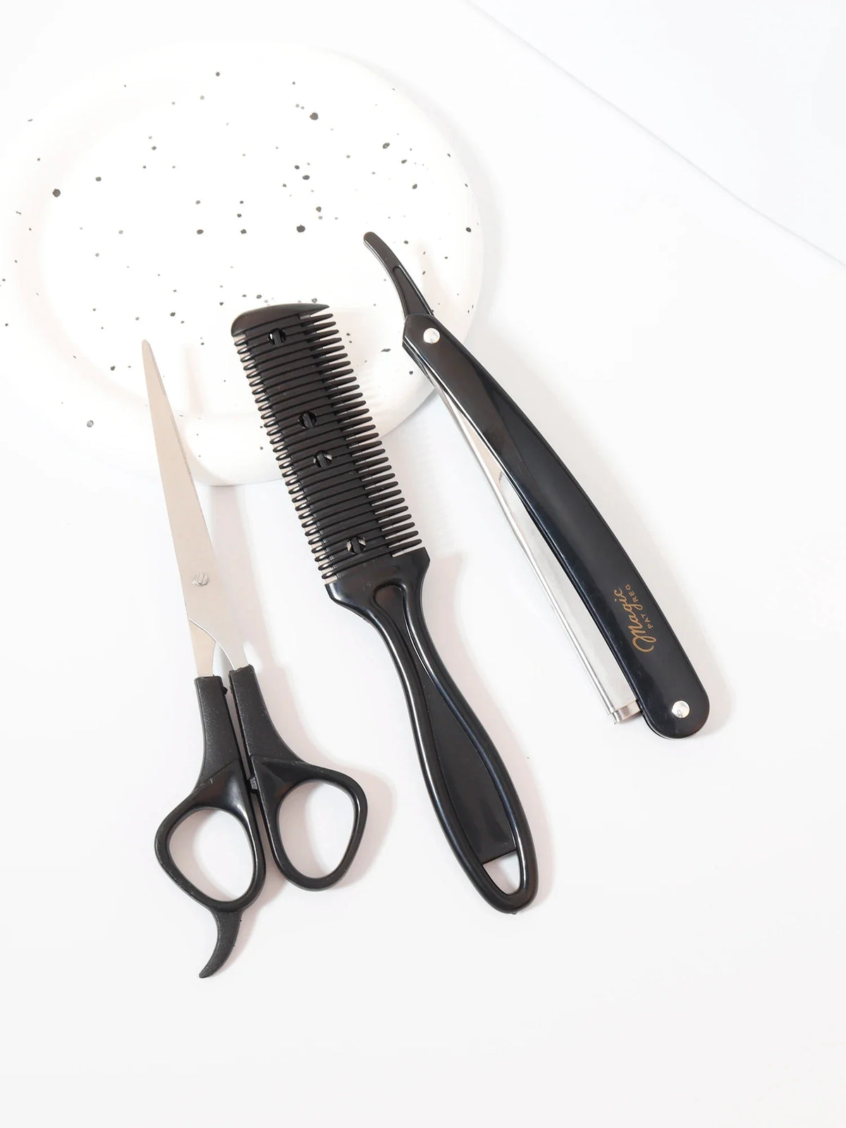 3pcs Hair Cutting Set For Beard Edge Hair And Facial Hair Styling Tools