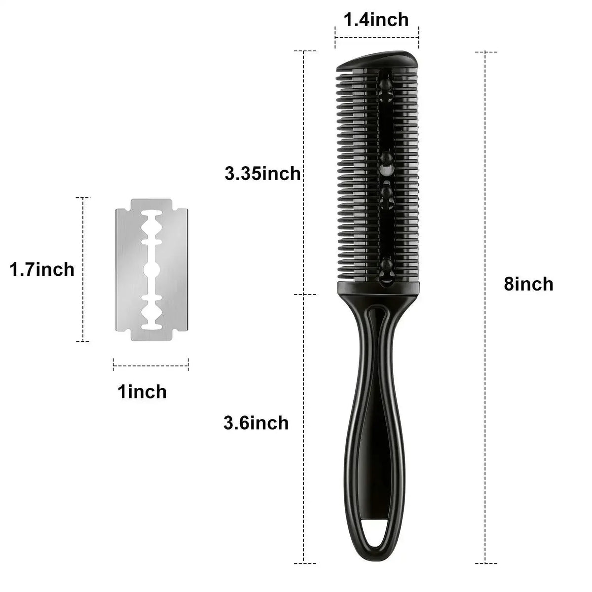 Haircutting Comb Hair Clipper Accessories 1 Piece PP Material