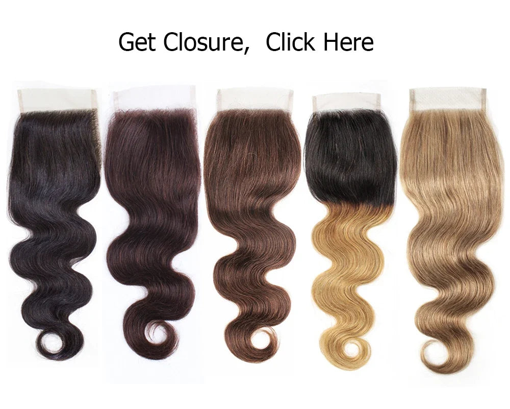 1 Bundle 100% Remy Indian Human Hair Body Wave Weave Ombre Blonde #613 Extensions 10-26 Inch Bobbi Collection
