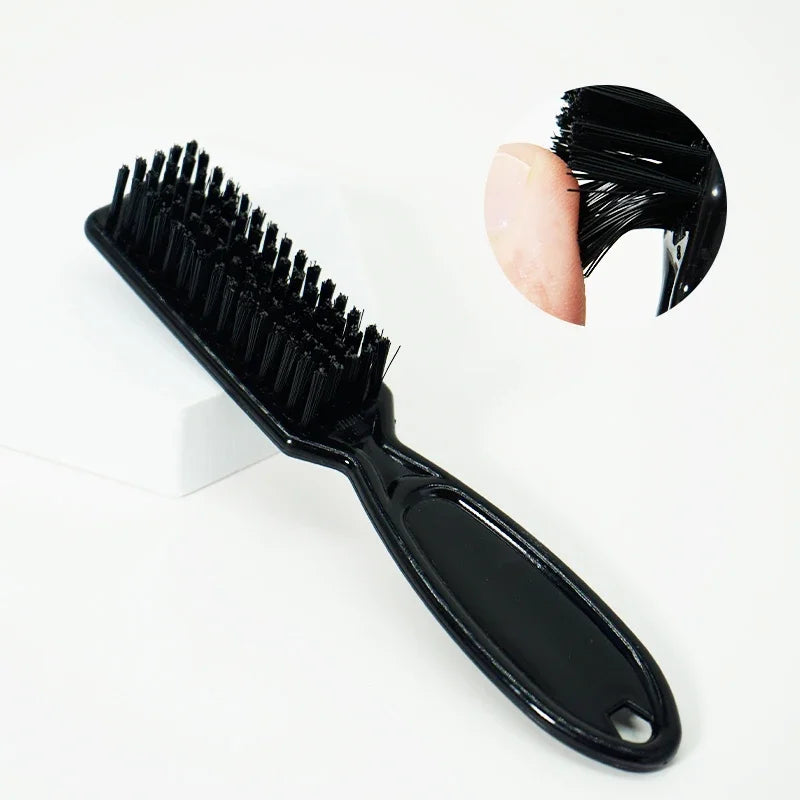 Beard Styling Brush Plastic Hair Oil Carving Cleaning Brush 1 Piece