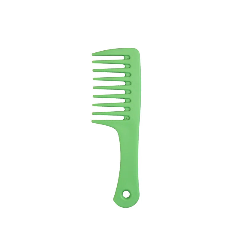 Wide Tooth Handle Comb Set 1 to 4 Pieces ABS Plastic