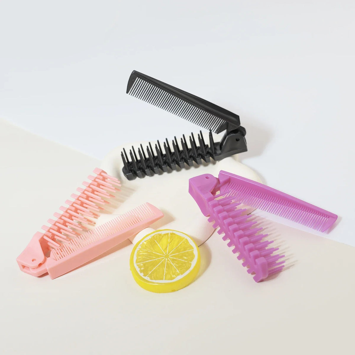 Anti-Static Folding Hair Comb Set 1 2 3 5 Pcs PP Material