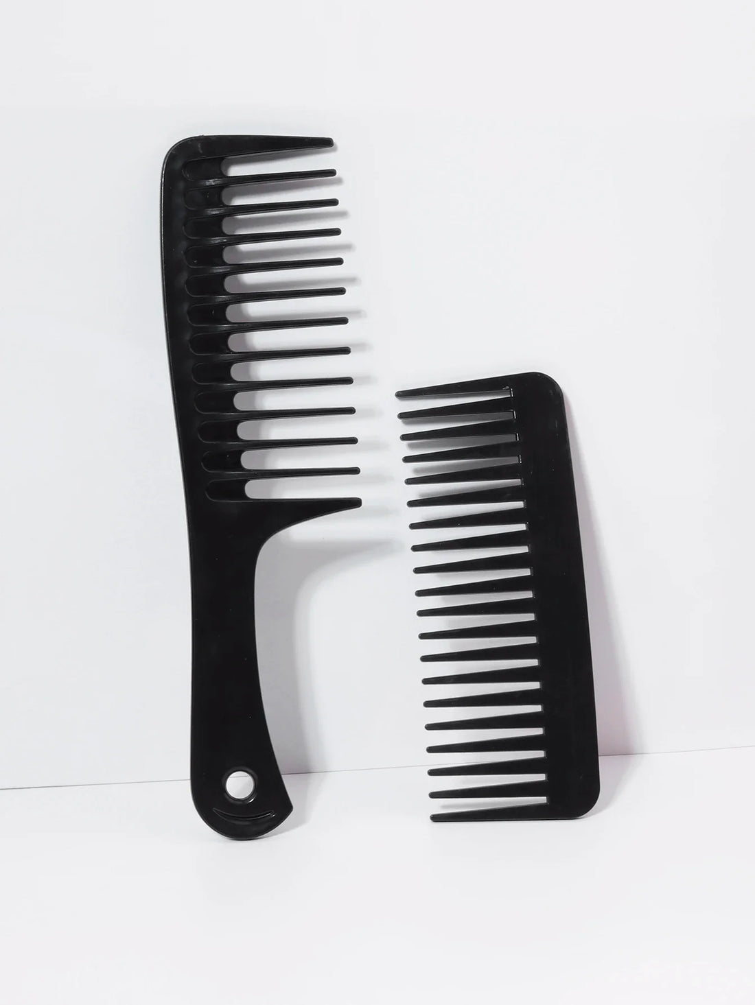 Wide Toothed Comb Set 2 Piece Pc Styling Combs for Curly Hair