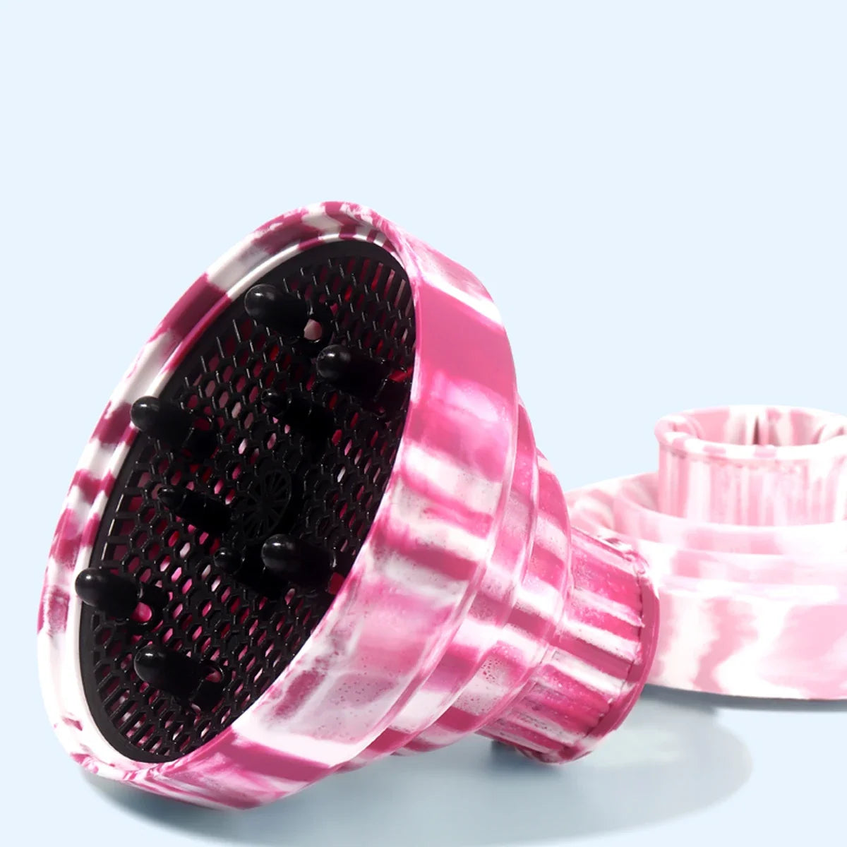 1 Piece Heat Resistant Silicone Hair Dryer Diffuser Cover Foldable
