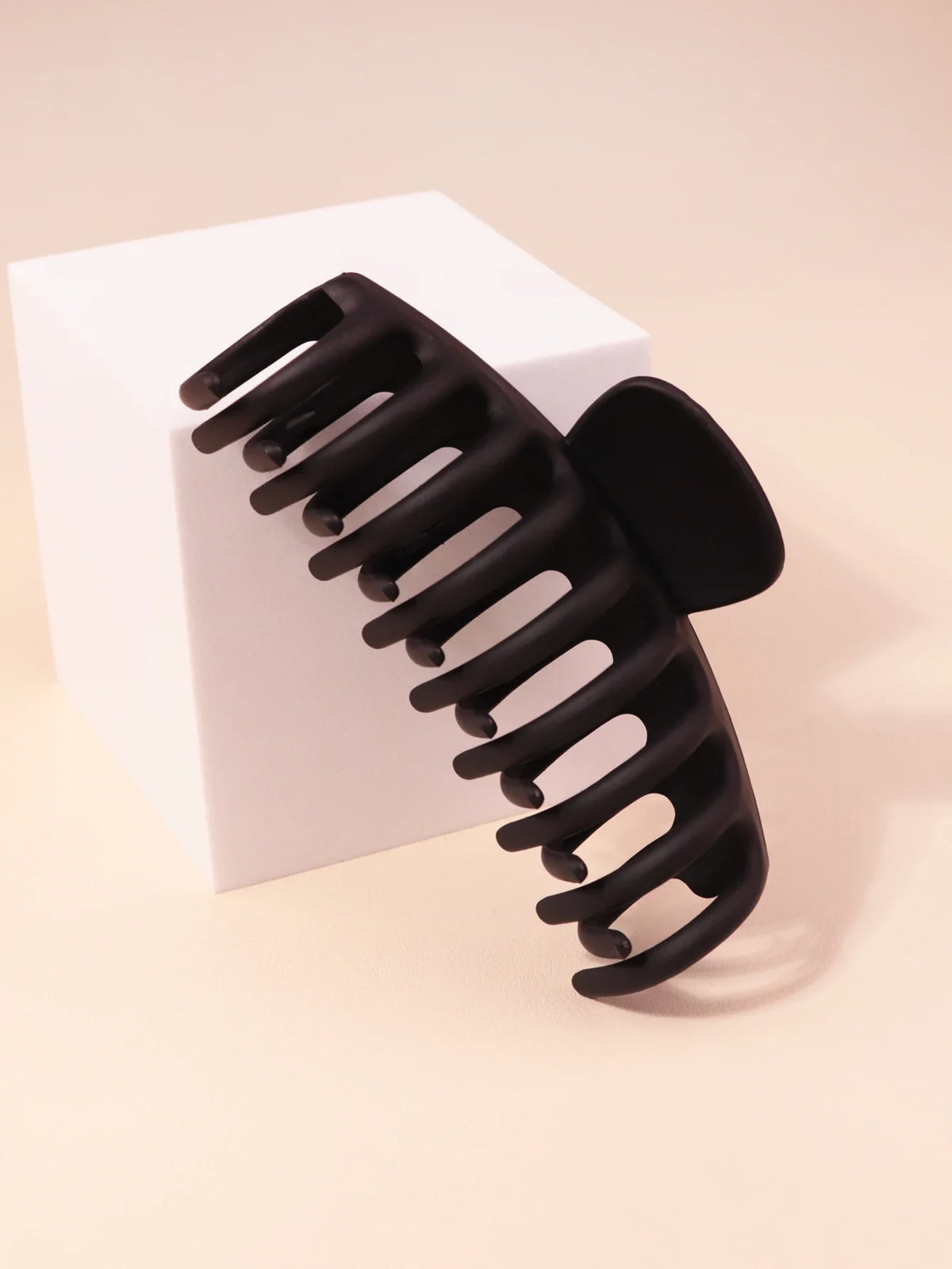 1 or 2 Piece Transparent Frosted Hair Clip for Long Thick Hair
