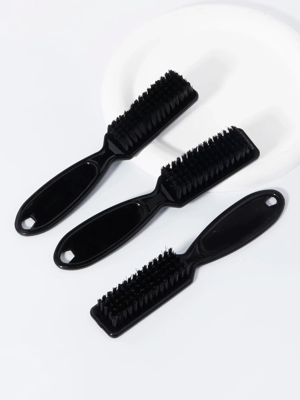 1 2 3pcs Beard Brush Hair Clipper Cleaning Brush Plastic Hair Styling Tool