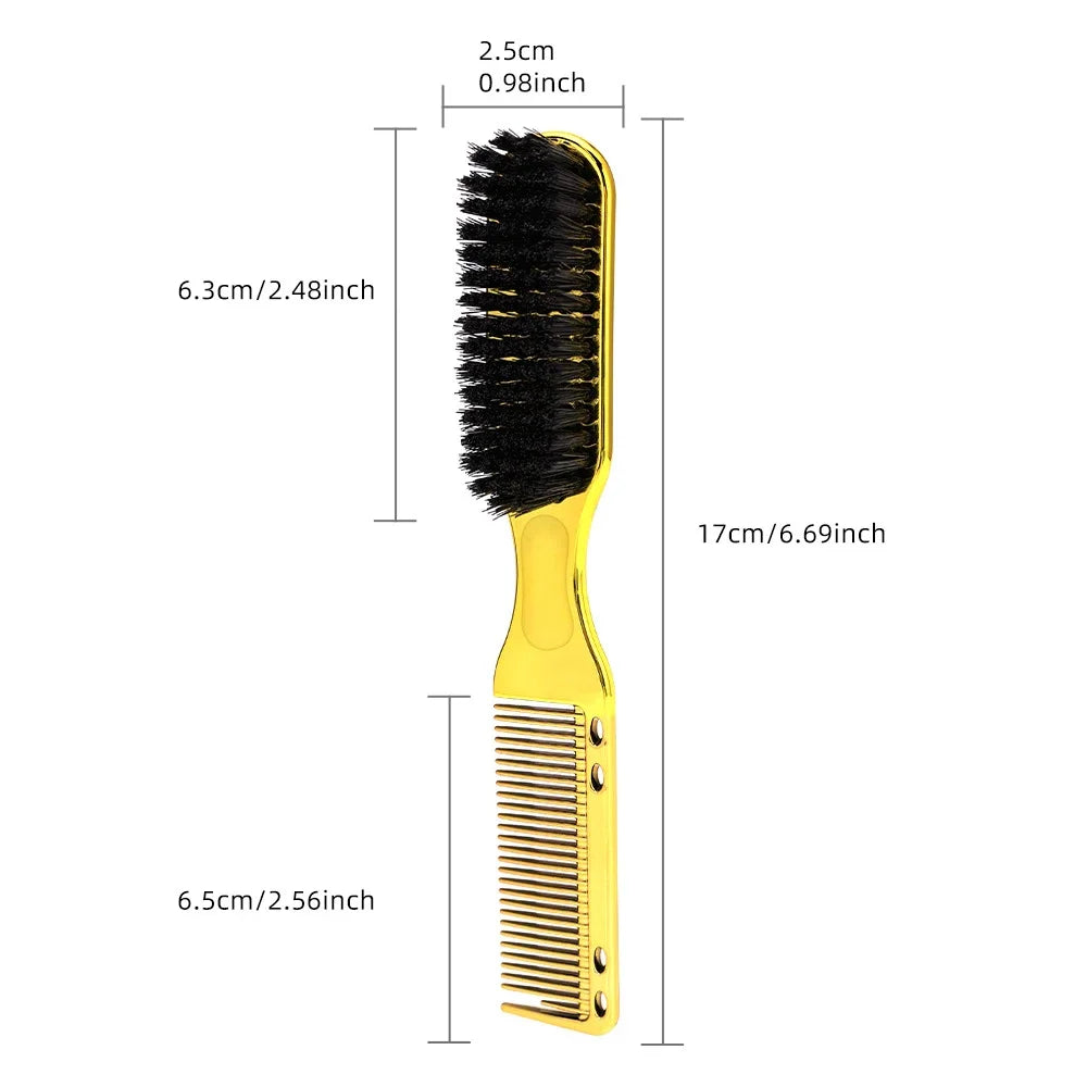 Nylon Beard Styling Brush Cleaning Brush For Real Hair Wigs 1 Piece