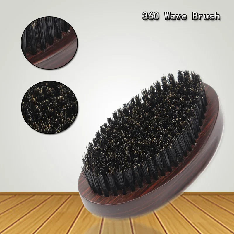 1 Pc Curly Hair Styling Comb Beard Comb Beech Texture Massage Wave