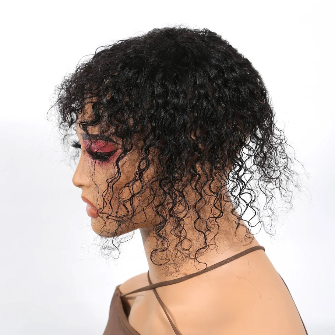 Water Wave Human Hair Clip-In Topper for Thinning Hair Volume
