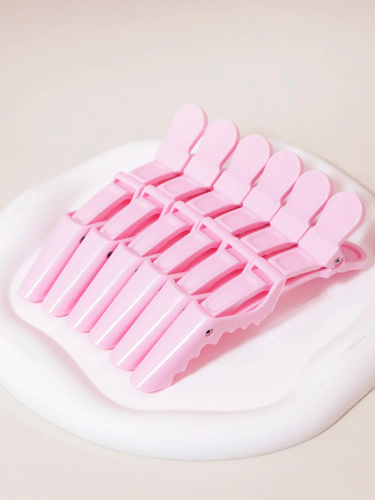 1 to 6 Piece Alligator Hair Clips Crocodile Grip Salon Styling Tool