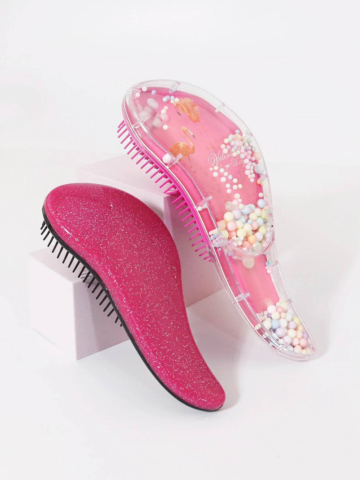 2 Piece PC Loop Hair Brush Set for Daily Hair Care and Styling