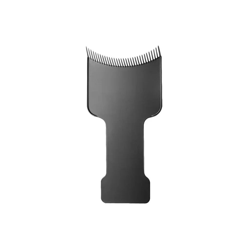 Toothed Hair Dye Plate and Brush 1 Piece PVC Hair Dye Tool