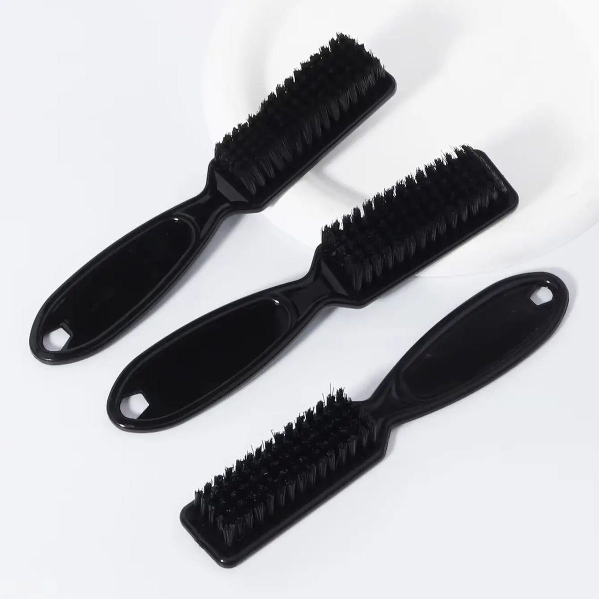 1 2 3pcs Beard Brush Hair Clipper Cleaning Brush Plastic Hair Styling Tool