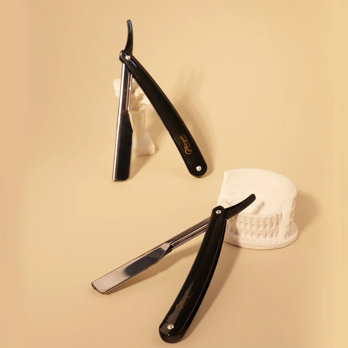 1 or 2 Piece Straight Edge Manual Shaver for Real Hair Wigs