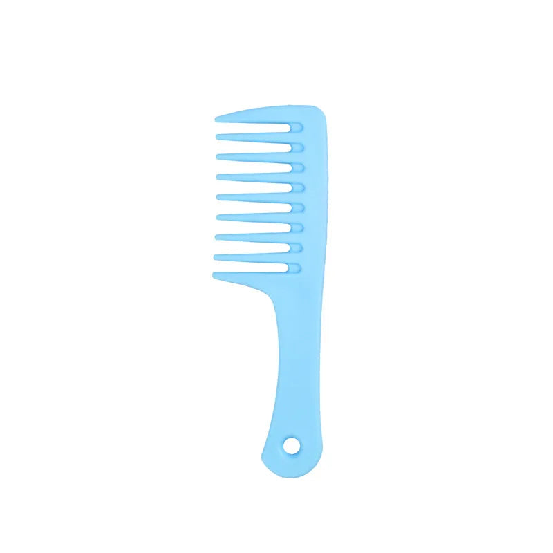 Wide Tooth Handle Comb Set 1 to 4 Pieces ABS Plastic