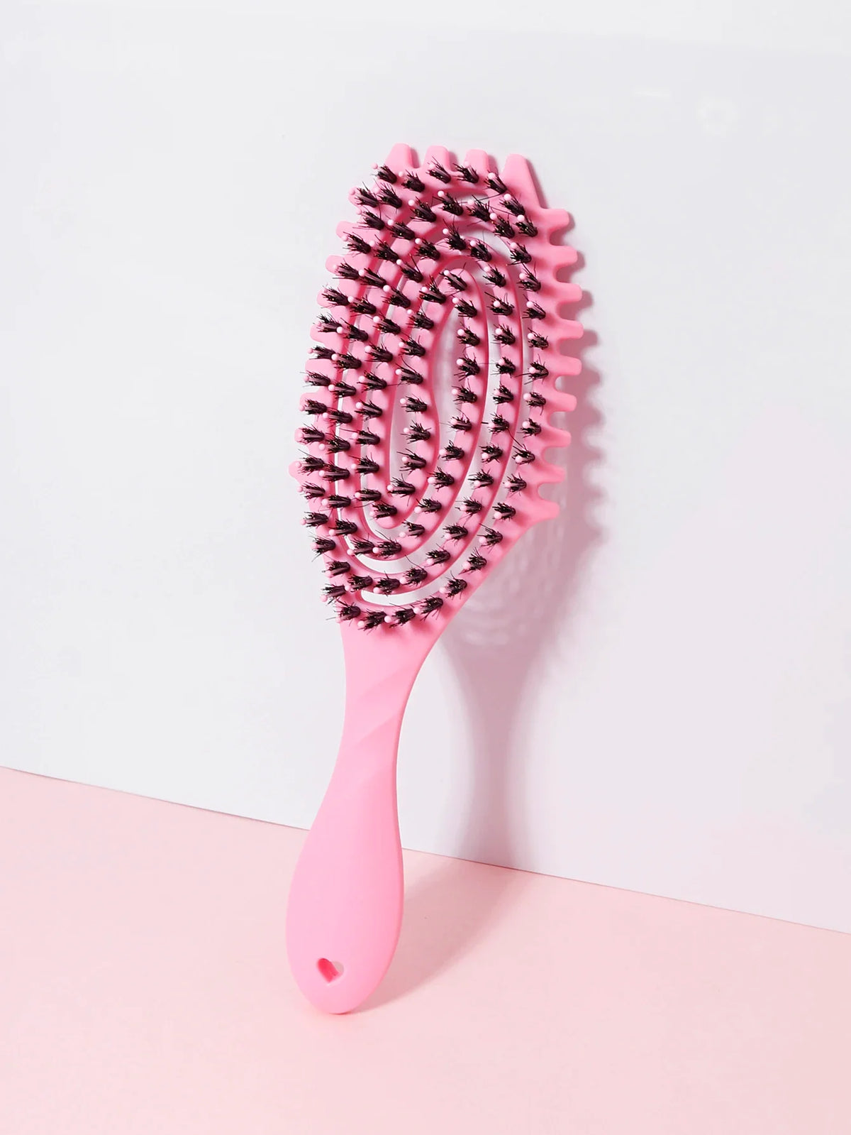 Hollow Scalp Massage Comb with Bristles Anti-Static PC 1 Piece