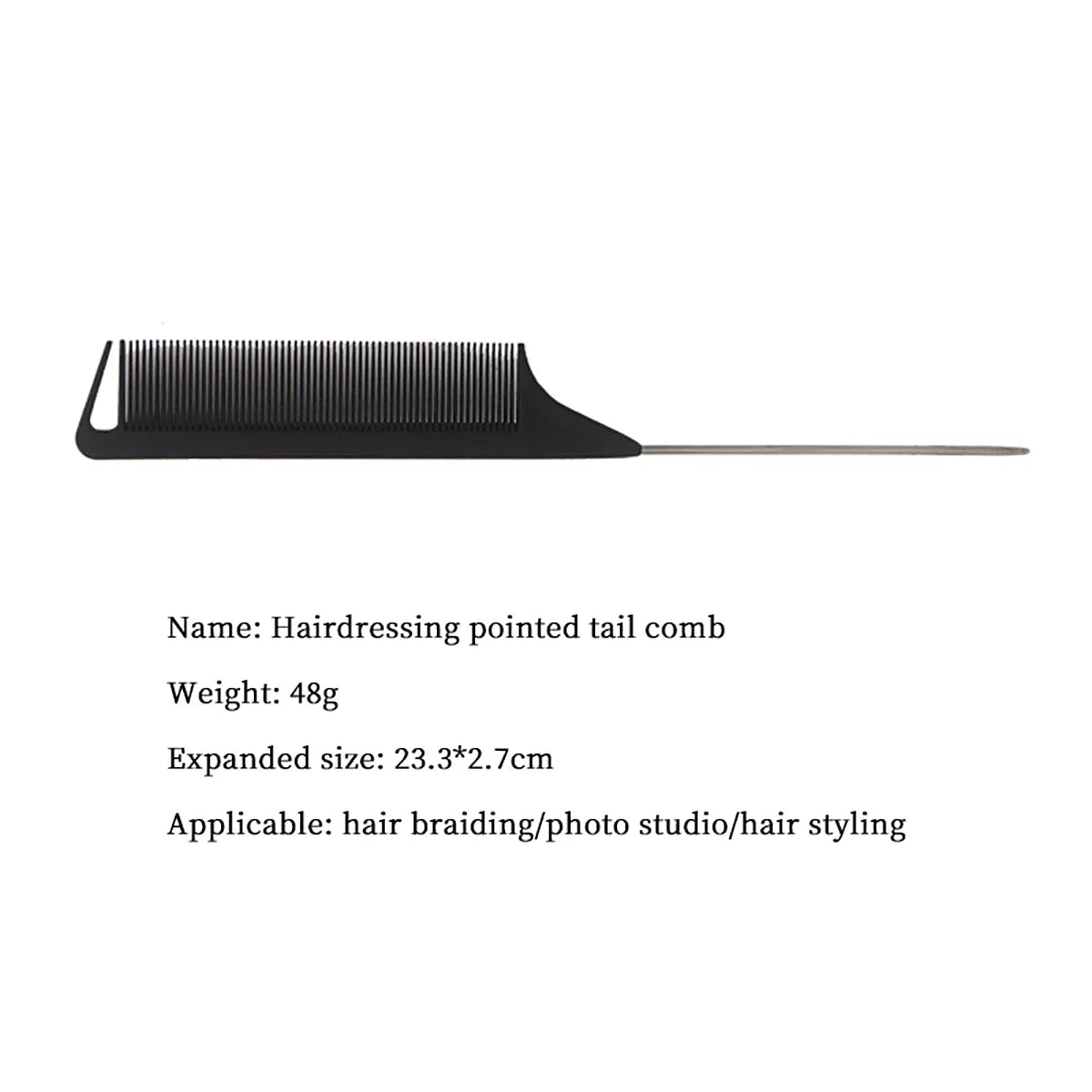 11 Piece Anti Static Pointed Comb Magnetic Wristband Salon Styling Tool Set
