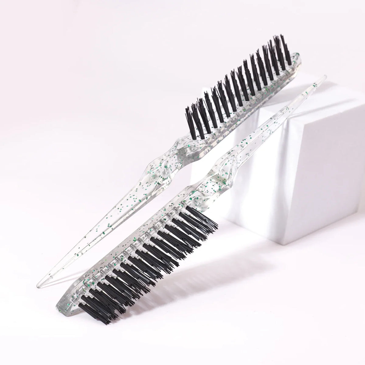 1 2 3 Pcs Resin Tear Hair Brush Mouse Tail Comb Edge Brush for Wigs