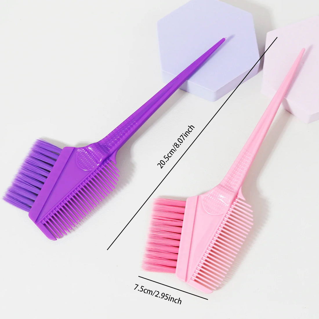 Double Sided Hair Dye Brush Styling Tool 1 or 2 Pieces PC Material