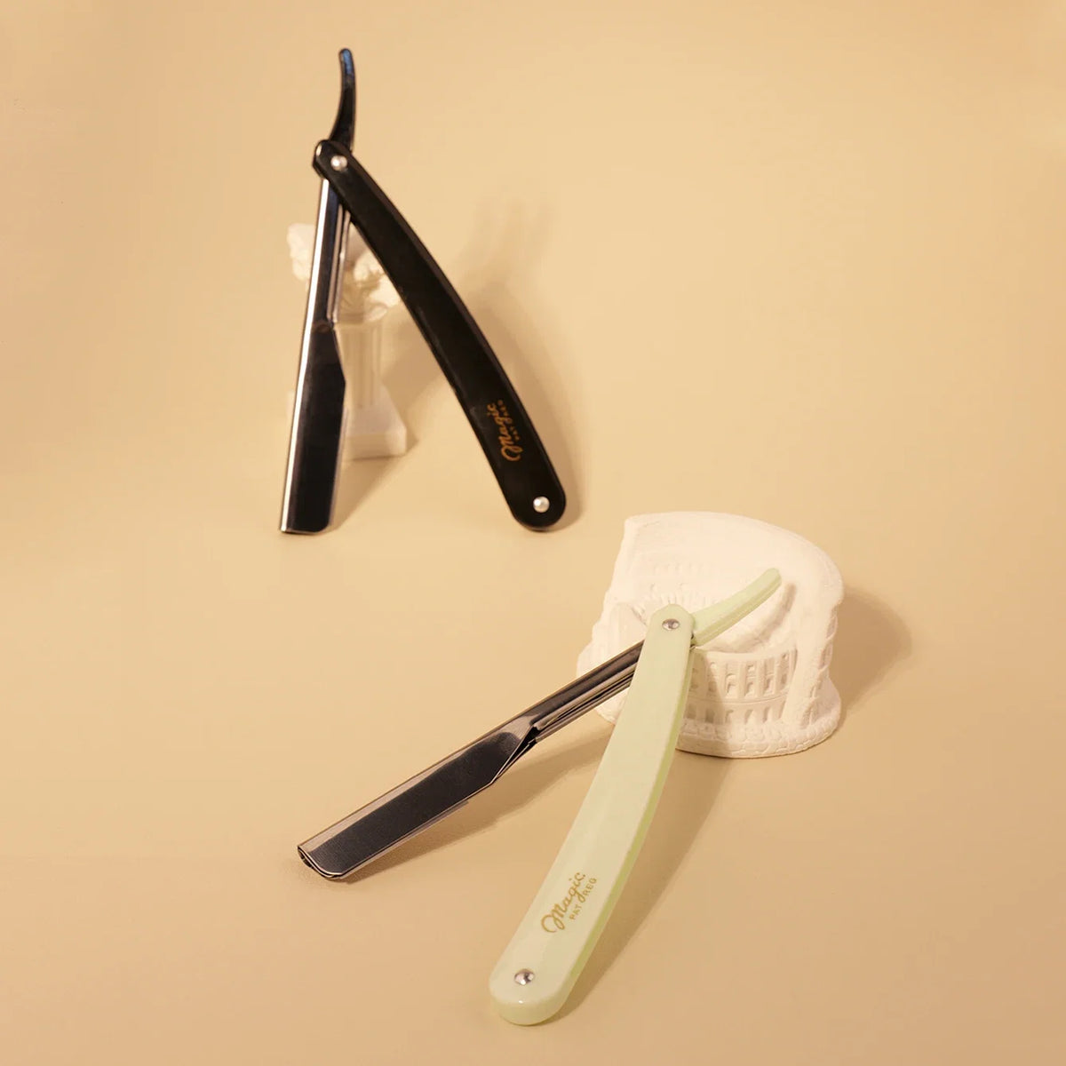 1 or 2 Piece Straight Edge Manual Shaver for Real Hair Wigs
