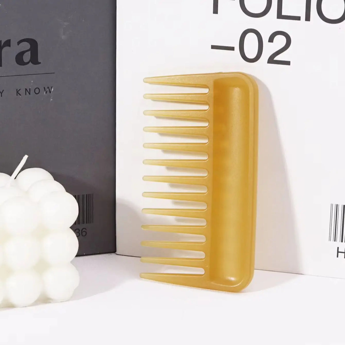 Wide Toothed Comb Anti Static Anti Tangle Plastic Hair Comb 1 Piece