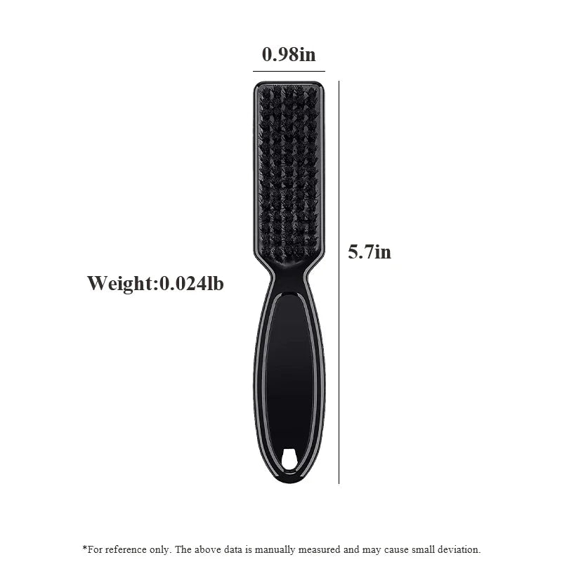 Beard Styling Brush Plastic Hair Oil Carving Cleaning Brush 1 Piece