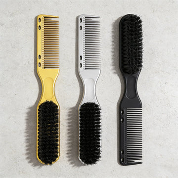 3 Piece Nylon Hairbrush and Double Sided Comb Set for Wigs
