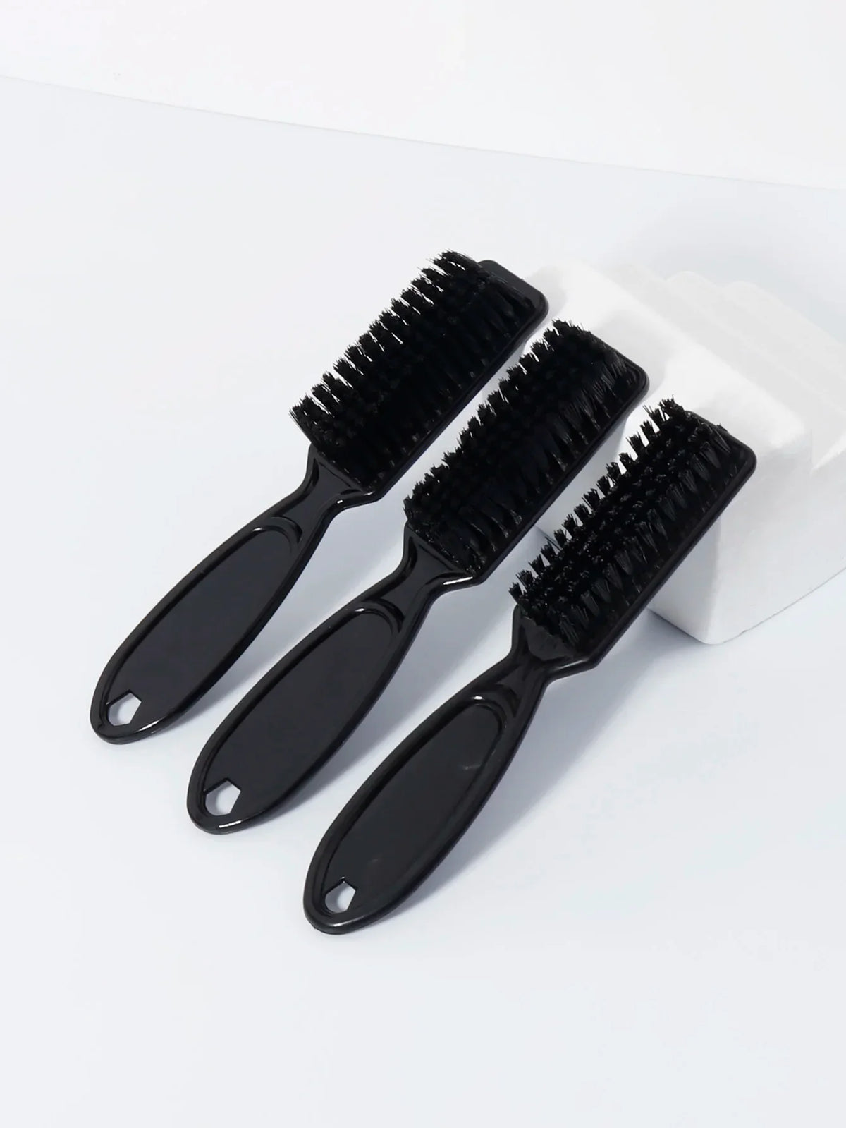 1 2 3pcs Beard Brush Hair Clipper Cleaning Brush Plastic Hair Styling Tool