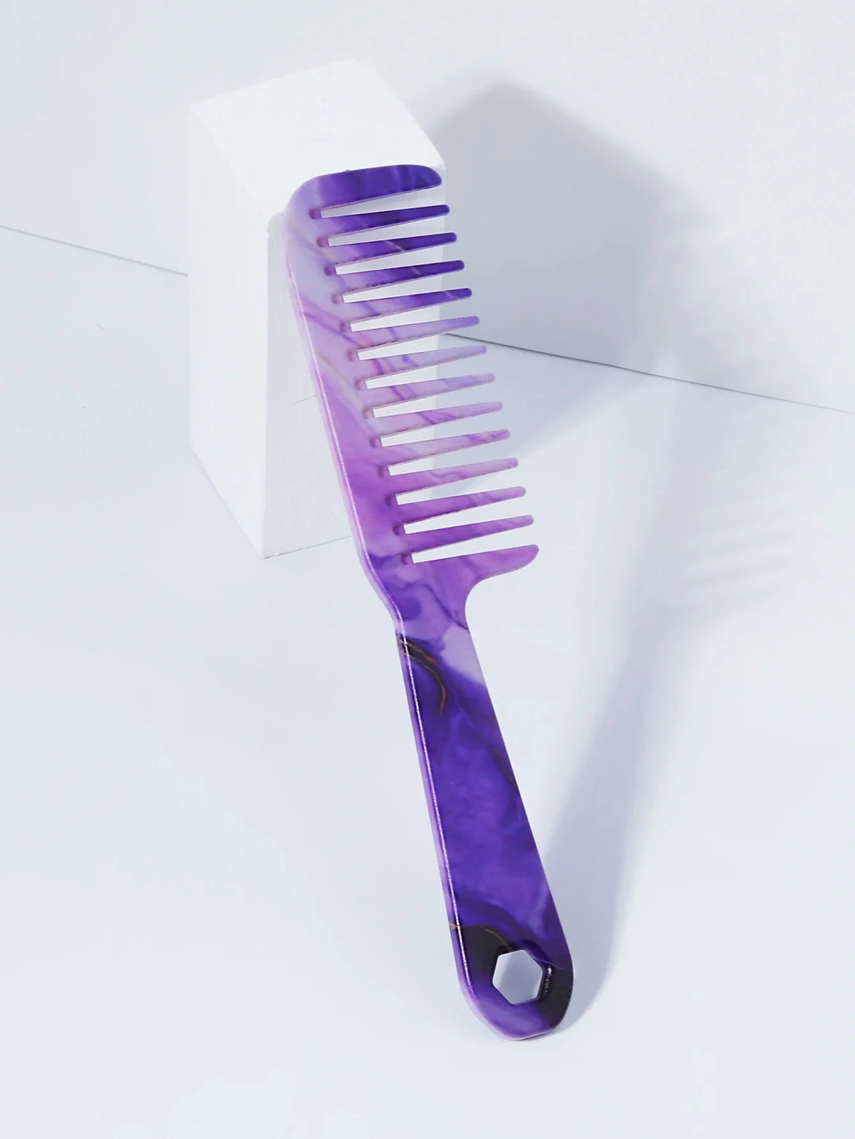 Wide Tooth Comb 1 Piece Plastic Anti Frizz Hair Styling Tool