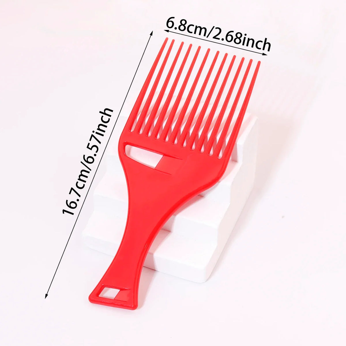 1 or 2 Piece Smooth Insert Comb for Hair Styling and Texture PP Material