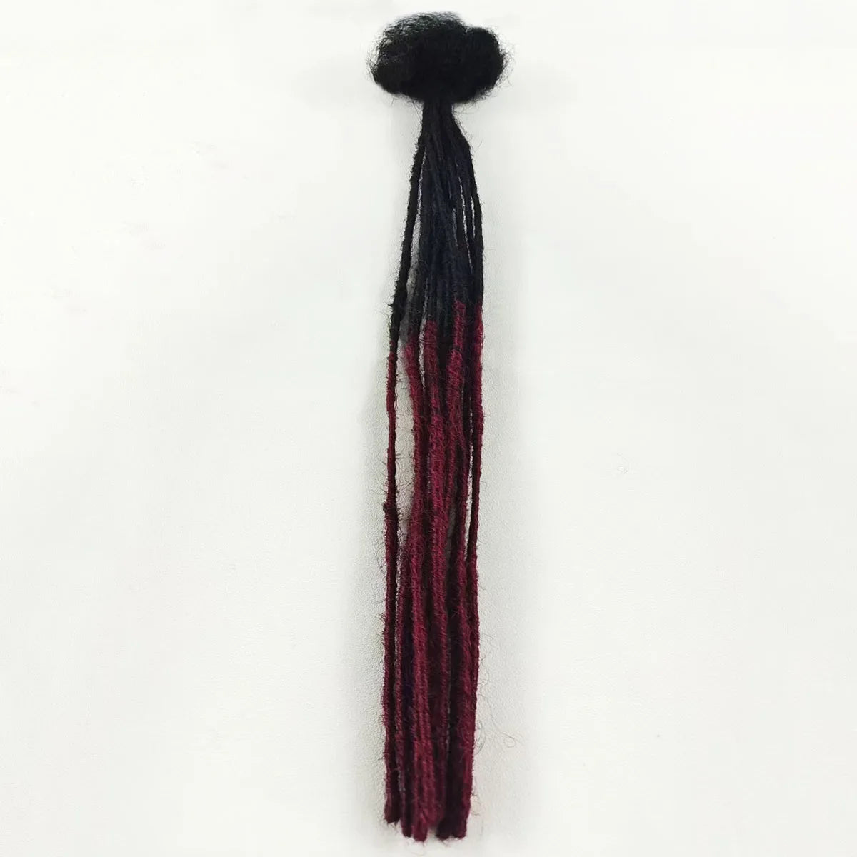 0.2cm Wide 8-12 Inch 10-Strand 100% Handmade Real Human Hair Dreadlock Extensions