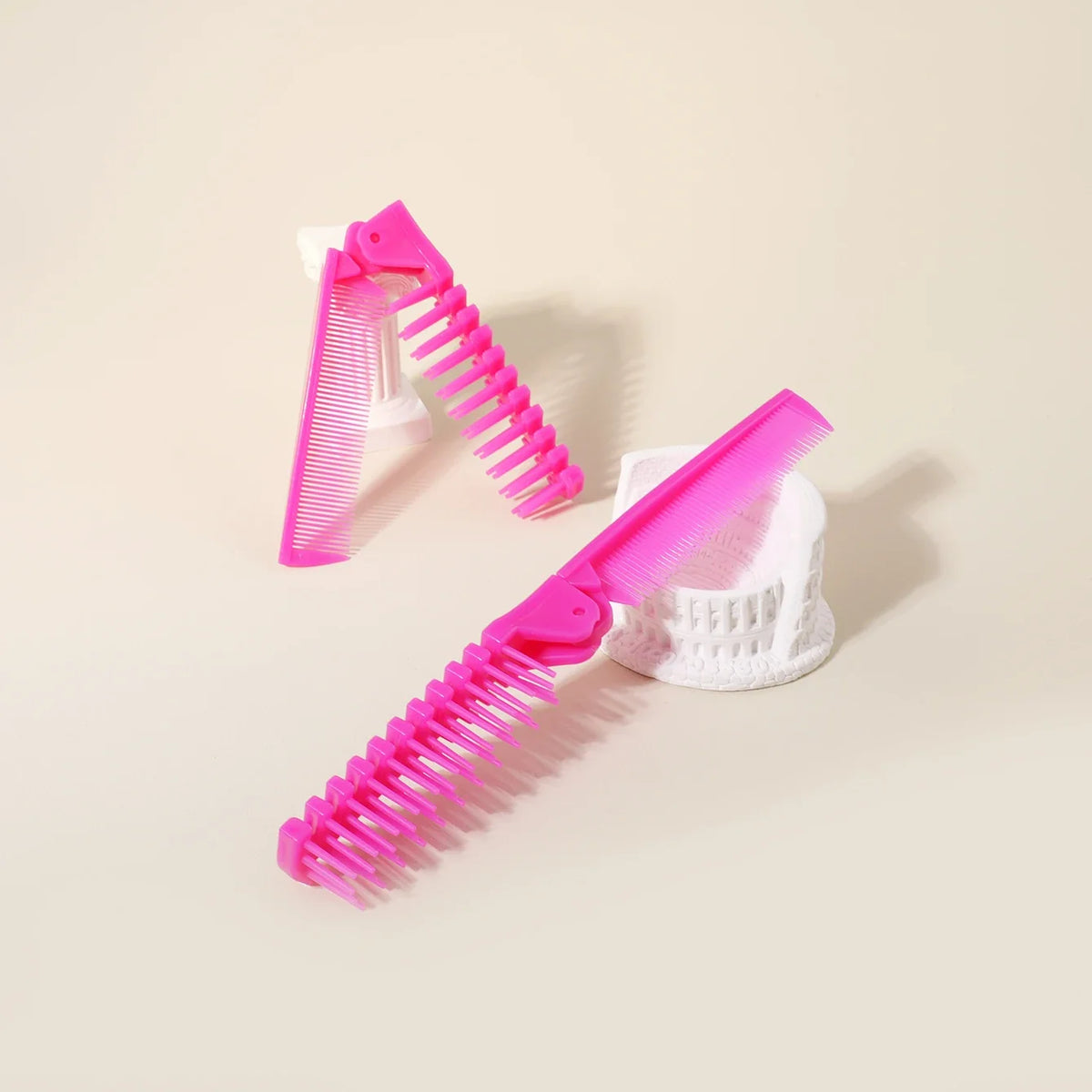 Anti-Static Folding Hair Comb Set 1 2 3 5 Pcs PP Material